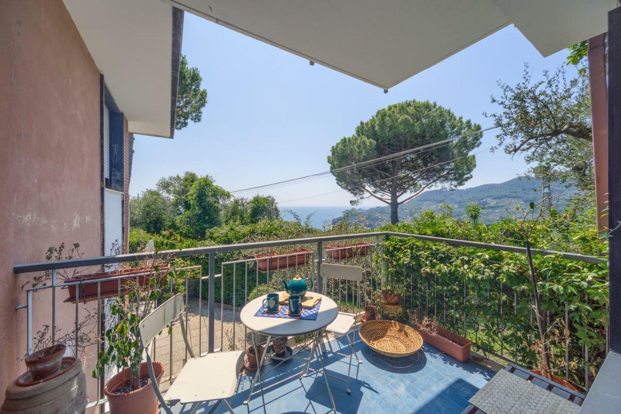 Casa Anna Sea View, Pool, Parking & Wifi Appartement Rapallo Buitenkant foto